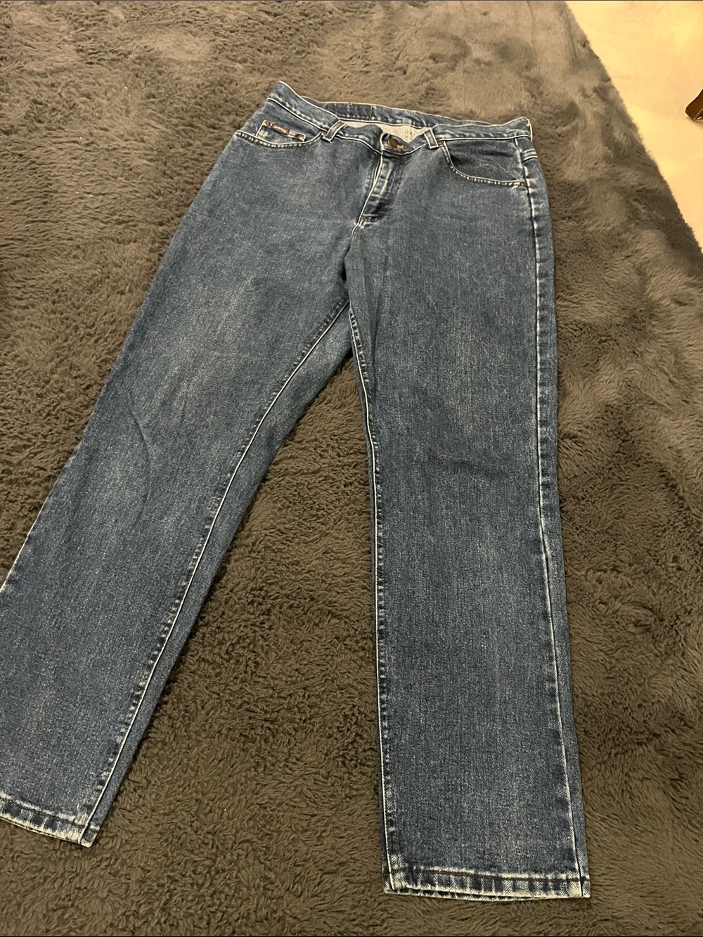 Riders by Lee Men's Dark Blue Straight Jeans